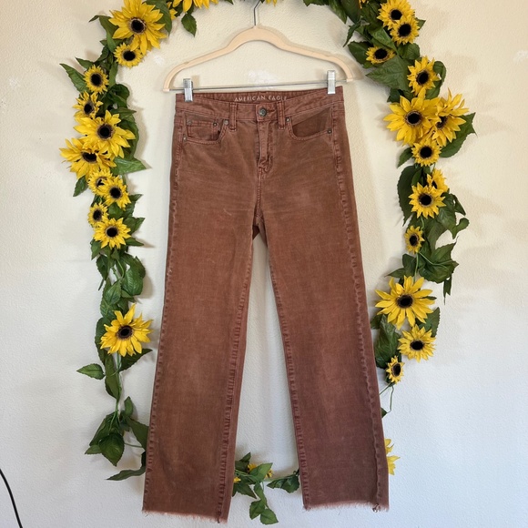 American Eagle Outfitters Brick Cropped Jeans - Picture 3 of 10